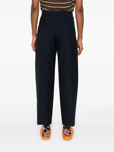 Marni Wool Trousers Inverted Pleats