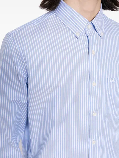 Michael Kors Oxford Striped Ls Bd Shirt