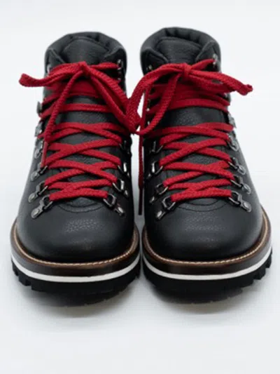 Monpiz Dark Brown Cortina Leather Ski Snow Boots
