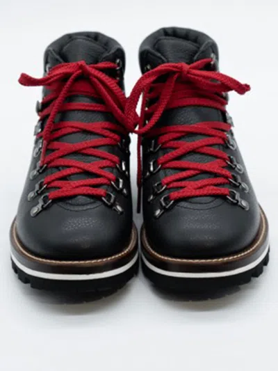 Monpiz Dark Brown Cortina Leather Ski Snow Boots