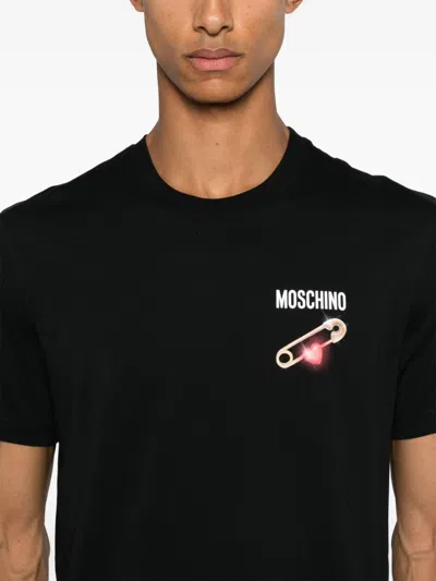 Shop Moschino T Shirt With Print