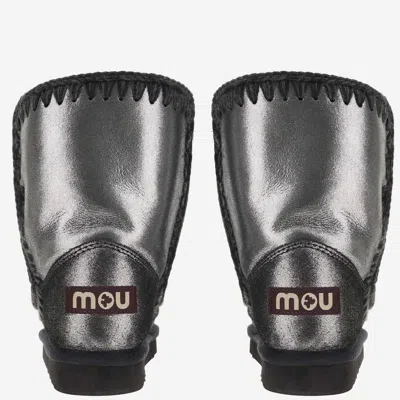 Mou Microglitter Black Eskimo Boots