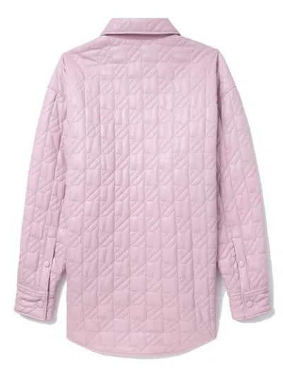 Msgm Quilted Buttoned Jacket