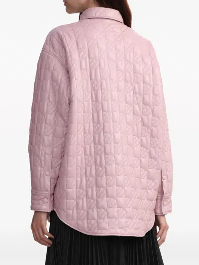 Msgm Quilted Buttoned Jacket