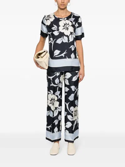 P.a.r.o.s.h Stevia Print Silk Blouse