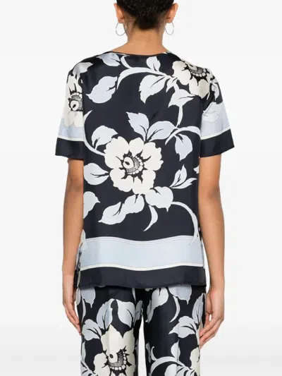 P.a.r.o.s.h Stevia Print Silk Blouse