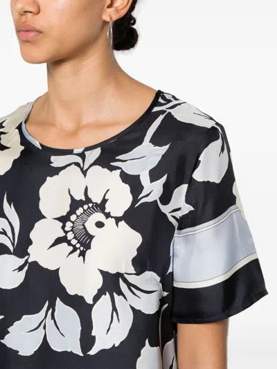 P.a.r.o.s.h Stevia Print Silk Blouse