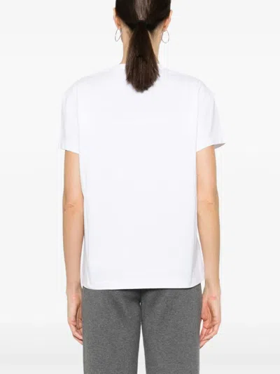Stella Mccartney Stella Mc Cartney T Shirt With Embroidered Signature