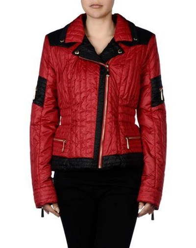 Shop Just Cavalli Bomber In Red