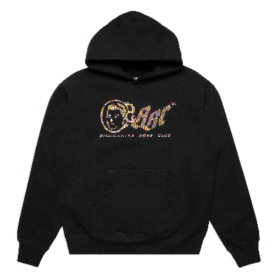 Shop Billionaire Boys Club Exclusives Bbc20 Og Heavyweight Hoodie With Swarovski® Crystals In Black