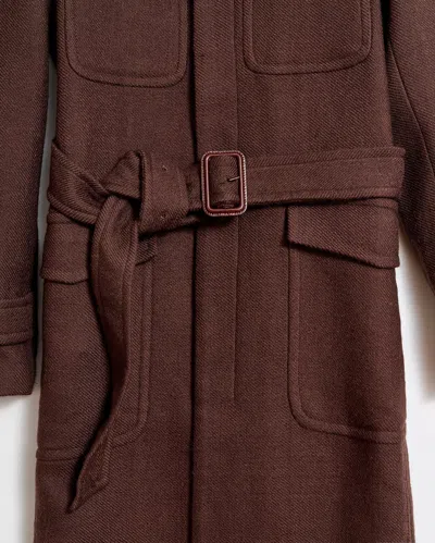 Billy Reid Officers Coat In Java