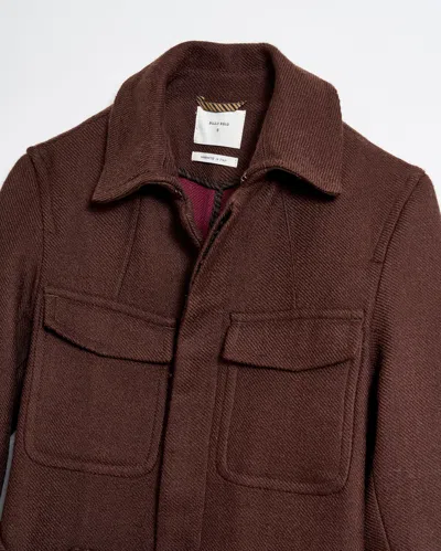 Billy Reid Officers Coat In Java