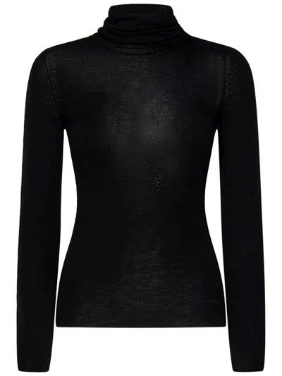 Tom Ford Turtleneck Long-sleeve Fine Cashmere-silk Top