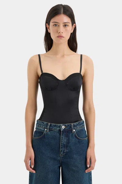 Sir Sonora Evening Bodysuit In Black