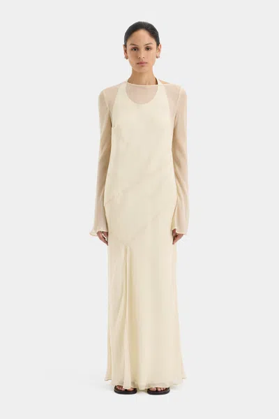 SIR STROBE LONG SLEEVE DRESS - BONE / 3 