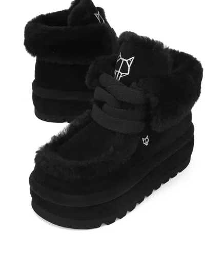 Naked Wolfe Bambi Platform Boot In Black, Women's At Urban Outfitters
