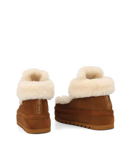 Naked Wolfe Bambi Platform Boot In Tan, Women's At Urban Outfitters