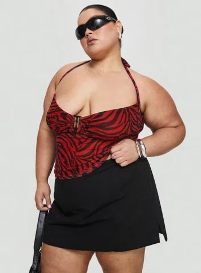 Princess Polly Curve Gigi Skort In Black