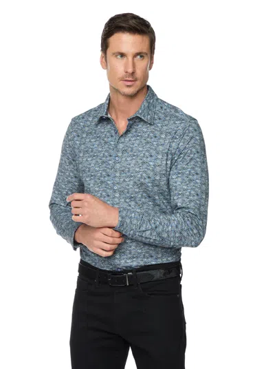 Robert Graham Clarendon Long Sleeve Button Down Shirt In Grey