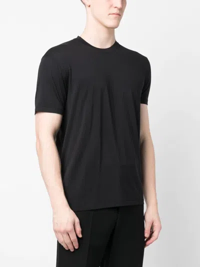 Tom Ford Placed Rib Slim-fit Lyocell And Cotton-blend T-shirt In Grey