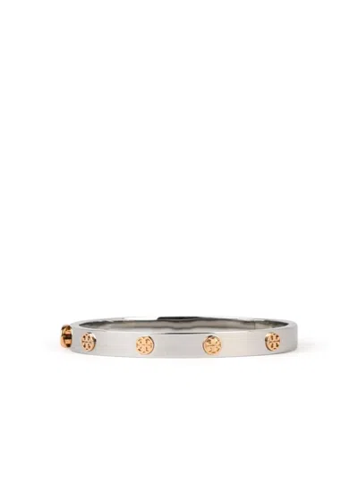 Tory Burch Miller' Silver Plated Brass Bracelet
