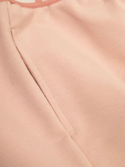 Versace Embroidered-logo Sweatpants In Pink