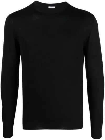 Shop Malo Girocollo Uomo Rasat In Black