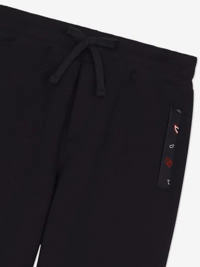 Dolce & Gabbana Boys Logo Joggers In Blue