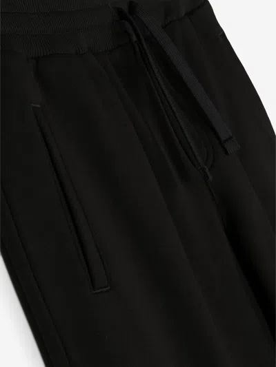 Dolce & Gabbana Boys Logo Joggers In Black