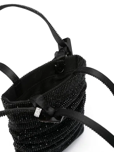 Benedetta Bruzziches Lollo Rhinestoned Tote Bag In Black