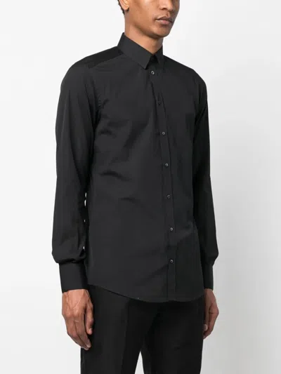 Dolce & Gabbana Black Essential Cotton Shirt