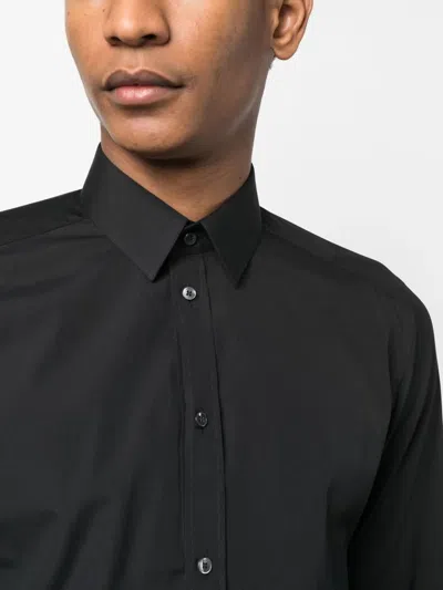 Dolce & Gabbana Black Essential Cotton Shirt