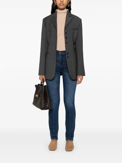 Frame Le Super High Straight Slit Jeans Murphy
