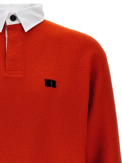 Shop Wales Bonner Cypher Polo Red