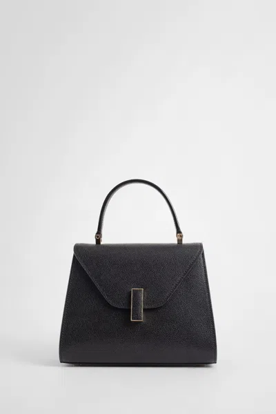 Valextra Woman Black Top Handle Bags In Black