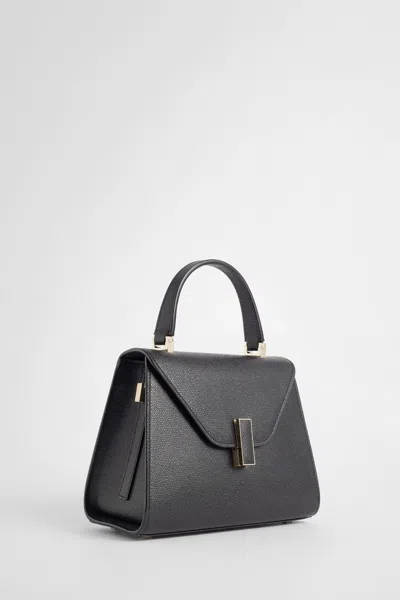 Valextra Woman Black Top Handle Bags In Black
