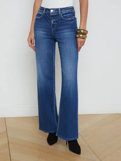 L Agence Alicent Wide Leg Jean In Desoto In Desoto