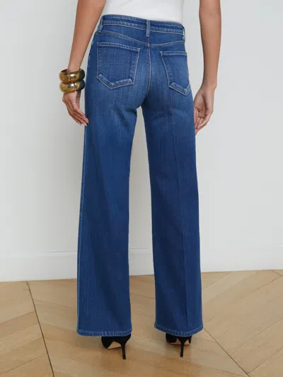 L Agence Alicent Wide Leg Jean In Desoto In Desoto