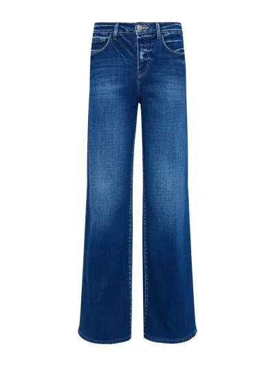L Agence Alicent Wide Leg Jean In Desoto In Desoto