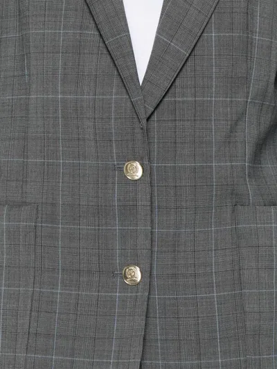 Tommy Hilfiger Single-breasted Checked Blazer