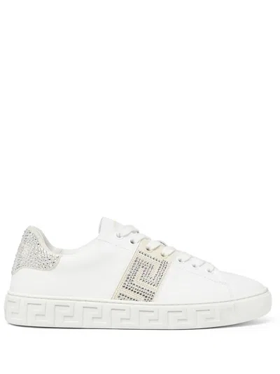 Versace Crystal Greca Low-top Sneakers