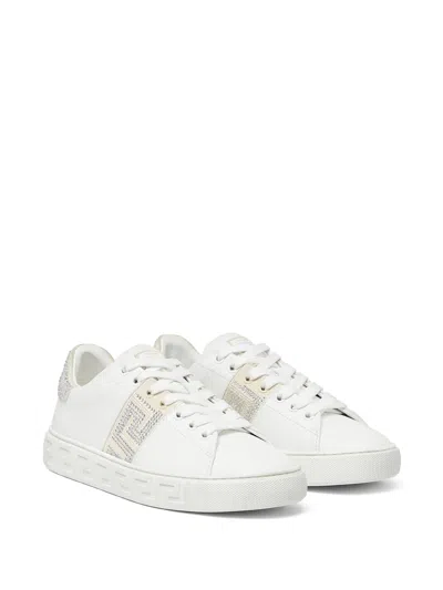 Versace Crystal Greca Low-top Sneakers