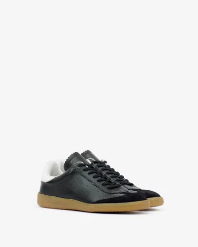 Isabel Marant Bryce Low-top Leather Sneakers In Black