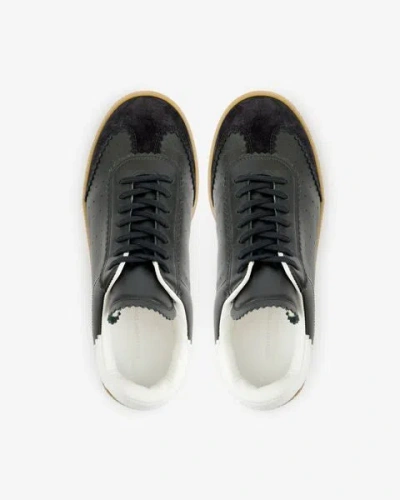 Isabel Marant Bryce Low-top Leather Sneakers In Black