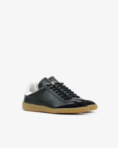 Isabel Marant Bryce Low-top Leather Sneakers In Black