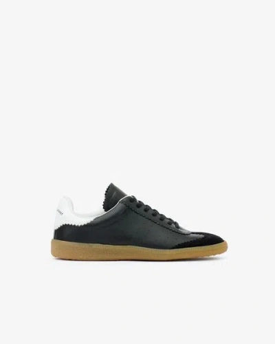 Isabel Marant Bryce Low-top Leather Sneakers In Black