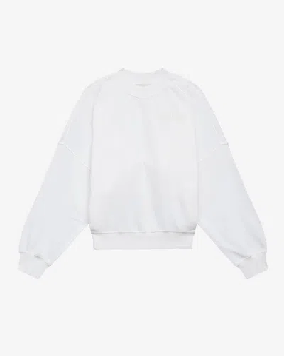 Shop Isabel Marant Shanice Sweatshirt In Weiss