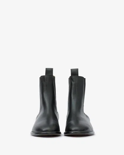 Shop Isabel Marant Chelsea-halbstiefel Jelna In Schwarz