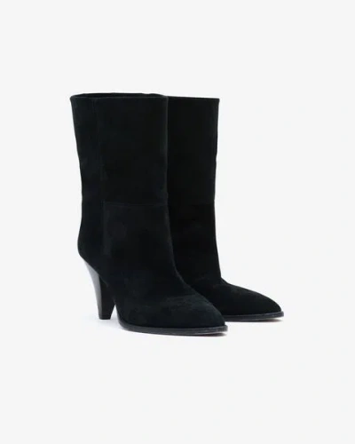 Shop Isabel Marant Halbstiefel Rouxa In Schwarz