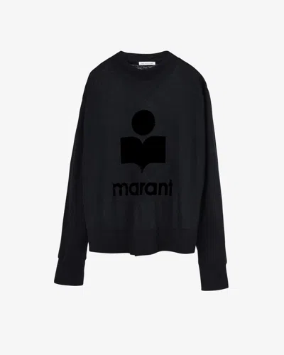 Isabel Marant Étoile Langärmeliges T-shirt Kilsen Mit Logo In Schwarz